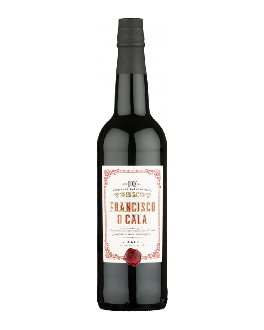 Botella de Vermut Francisco de Cala
